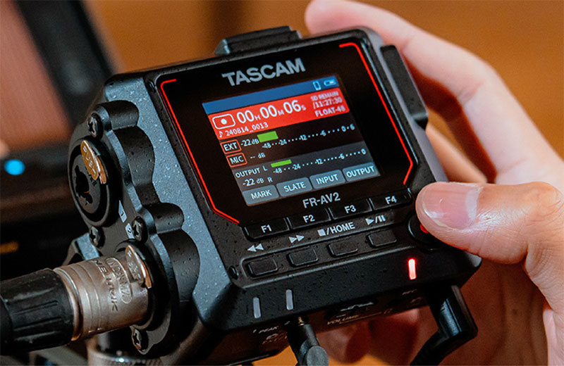 TASCAM FR-AV2 音頻錄制解決方案